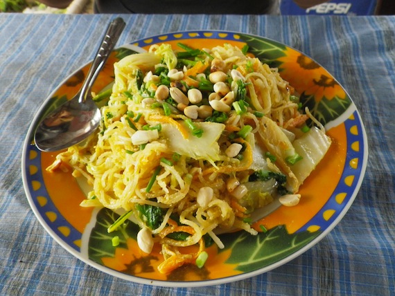 Especie de Pad Thai, al estilo Lao