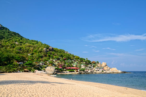 Playa de Ao Hin Wong en Ko Tao, Tailandia