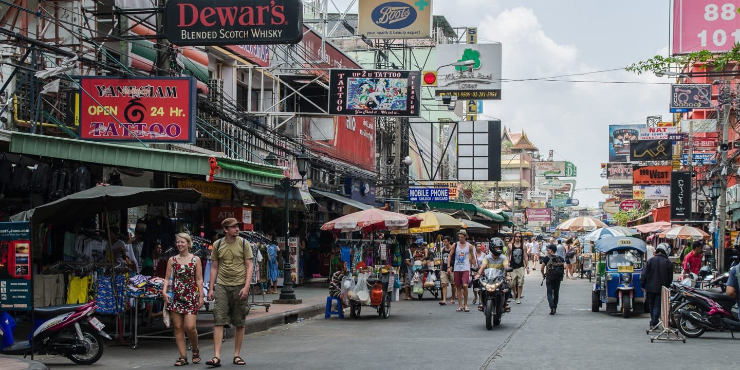 Khao San Road, el nido mochilero de Bangkok