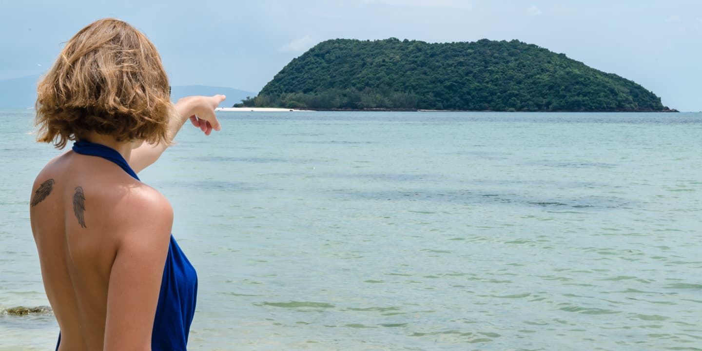 En la isla de Ko Pha Ngan