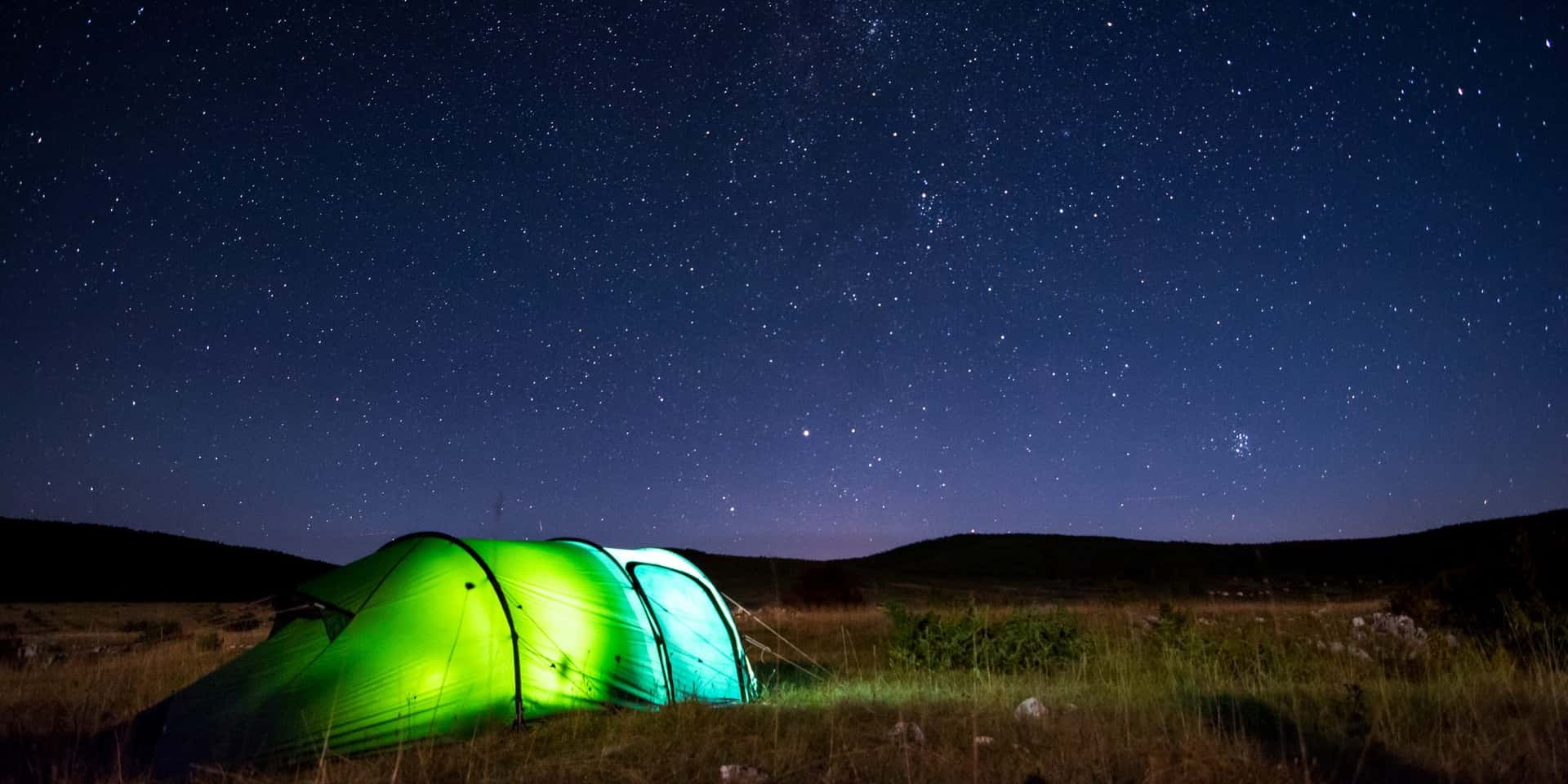 Acampando bajo 1000 estrellas en Bosnia