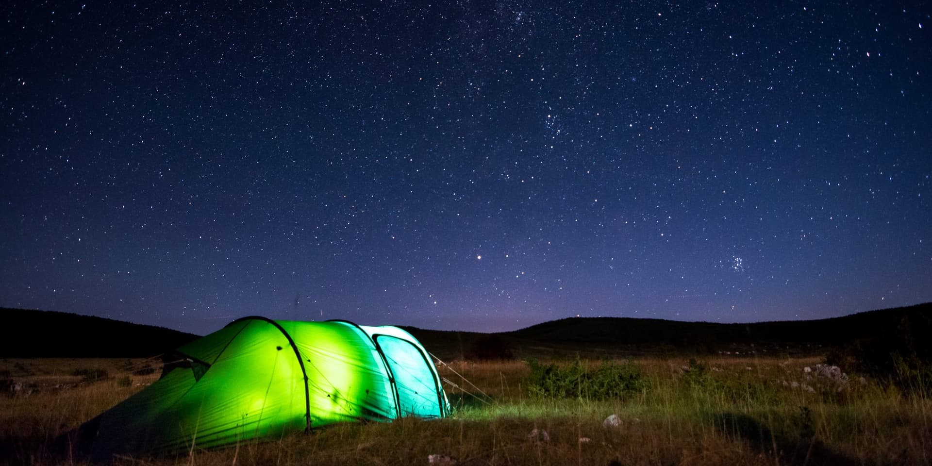 Acampando bajo 1000 estrellas en Bosnia