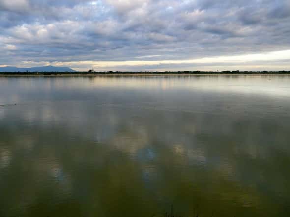 Atardecer en el Mekong
