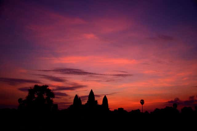 Amanecer en Angkor Wat