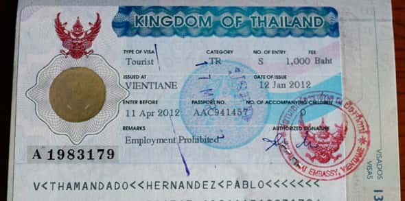 Visado de turista para Tailandia
