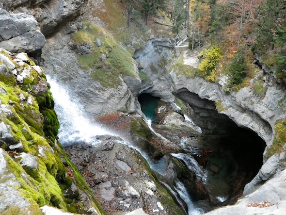 Una de las cascadas del Parque Natural de Ordesa