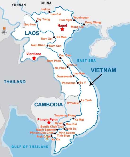 Puestos fronterizos de Vietnam