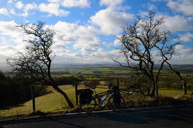 Sunny day cycling in England