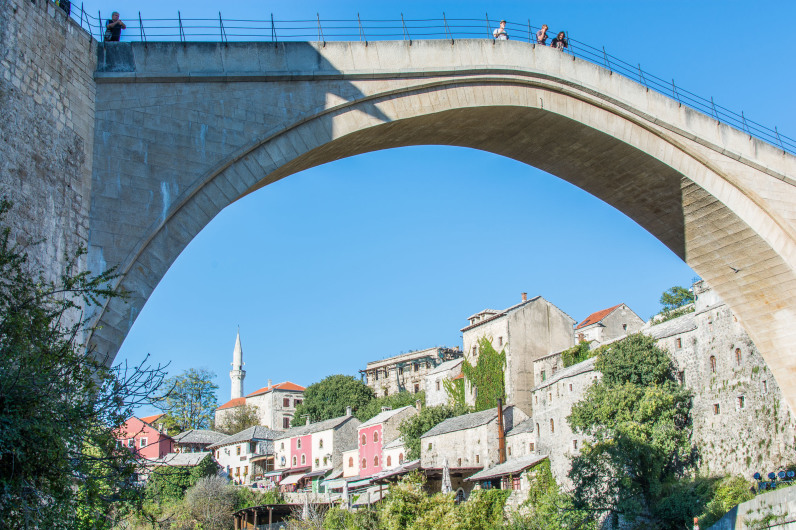 El casco antiguo de Mostar