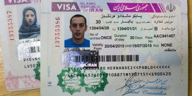 La visa de Irán